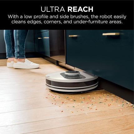 Shark AI Ultra Robot Vacuum with Matrix Clean, Self-Empty (AV2511AE, White)