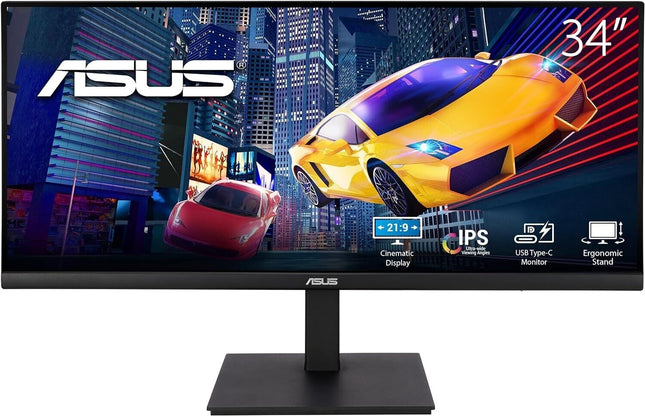 ASUS VP349CGL 34" UWQHD @ 100 Hz IPS 300 cd/m2 1000:1 HDR10 1 ms HDMI Monitor