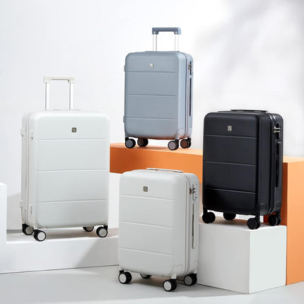 Hanke 20in Carry On Luggage 22x14x9 Airline Approved Lightweight Cuba Sand